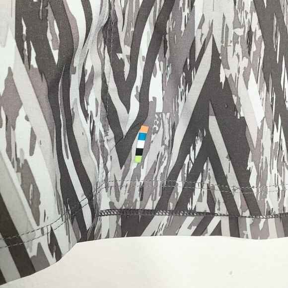 Smartwool Gray White Zig Zag Merino Sport Lined Skirt Skort Small - Picture 4 of 9